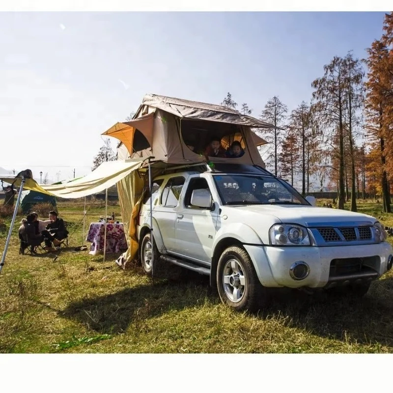 Wholesale China Four-Season One Bedroom Truck/Car Roof Tent with Canvas Fabric and Aluminum Frame