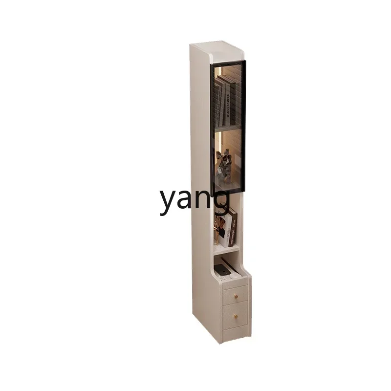 

LTT Cream Wind Bedside Shelf Household Bedroom High Locker New White Storage Cabinet