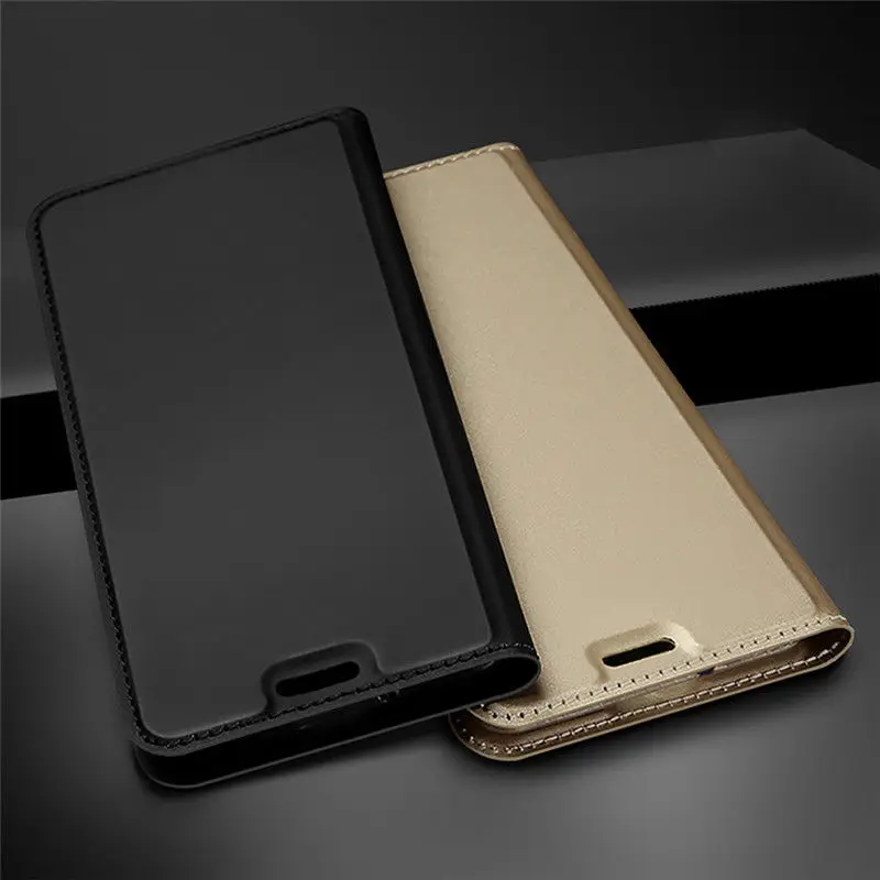 Funda de cuero con tapa para Sony Xperia 1 10 ii 5 iii L4 XZ1 XZ2 8 20 Plus XA1 XA3 Ultra XZ Premium XZ3 XA2 XZS, funda de libro magnética