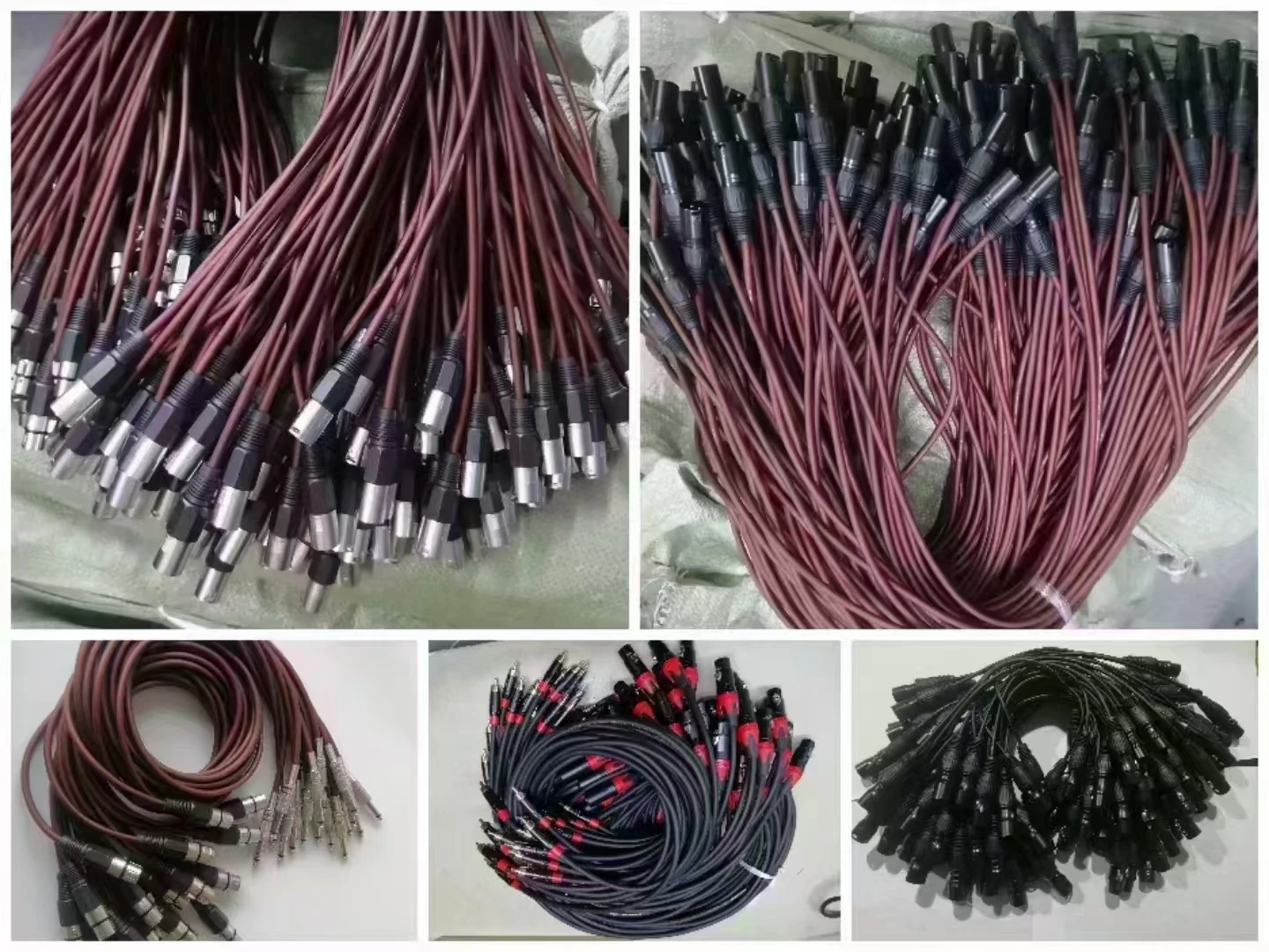 FSWIRI XLR Cable Microphone Lead Male To Female Line Stereo Audio Adapter Plugs