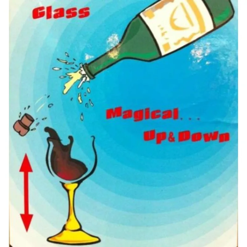 Floating Airborne Wine and Glass - Electronic Version Magic Tricks Stage Magic Mentalism Close Up Accessories Comedy Magician