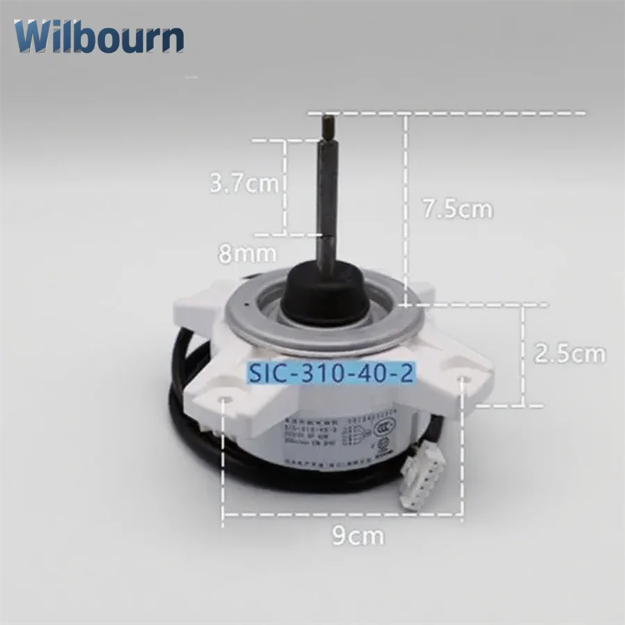 

New inverter fan motor 0010403322A SIC-310-40-2 DR-9538-70 40W 310V for Haier air conditioner repair parts