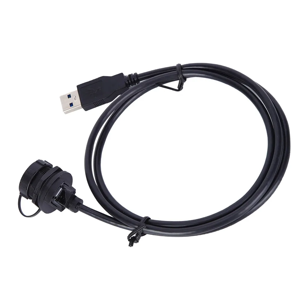 

Водонепроницаемые разъемы USB 3.0 (IP67) с медными контактами, 1 м, для монтажа на панель, с защитой от огня, для передачи данных и питания, авиационный стандарт