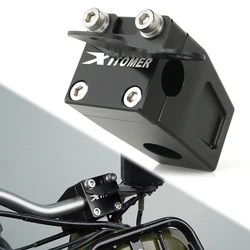 For Honda Ruckus / Zoomer NPS50 2003-2024 Motorcycle Black Handlebar Clamp Riser Aluminum Handlebar Relocation Forward Mounts