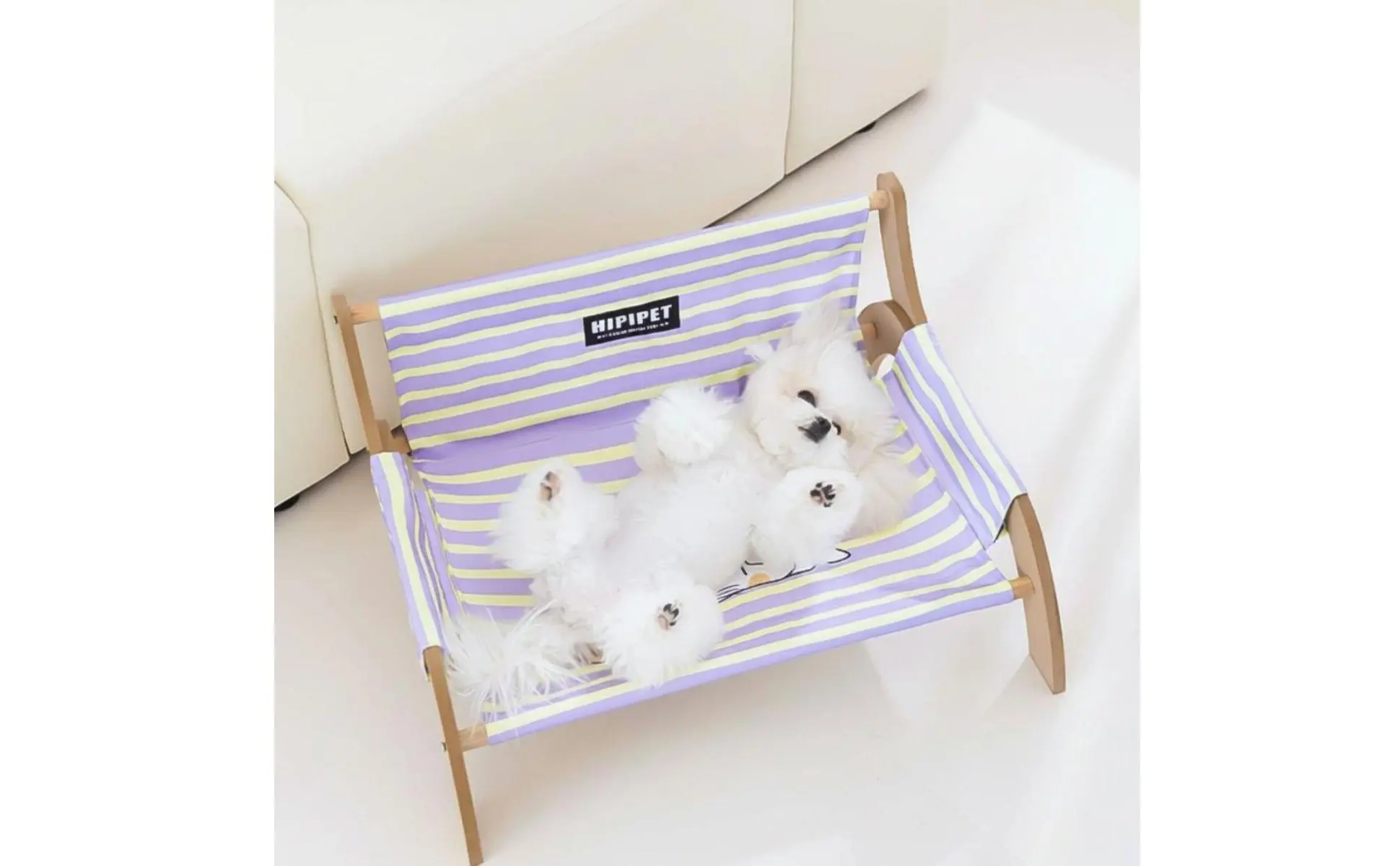 Cama Elevada para Animais de Estimação Estrutura de Madeira Respirável Cama para Animais de Estimação Resistente à Umidade para o Verão Cama Elevada para Animais de Estimação Estrutura de Madeira Respirável Cama para Animais de Estimação Resistente à Umidade para o Verão