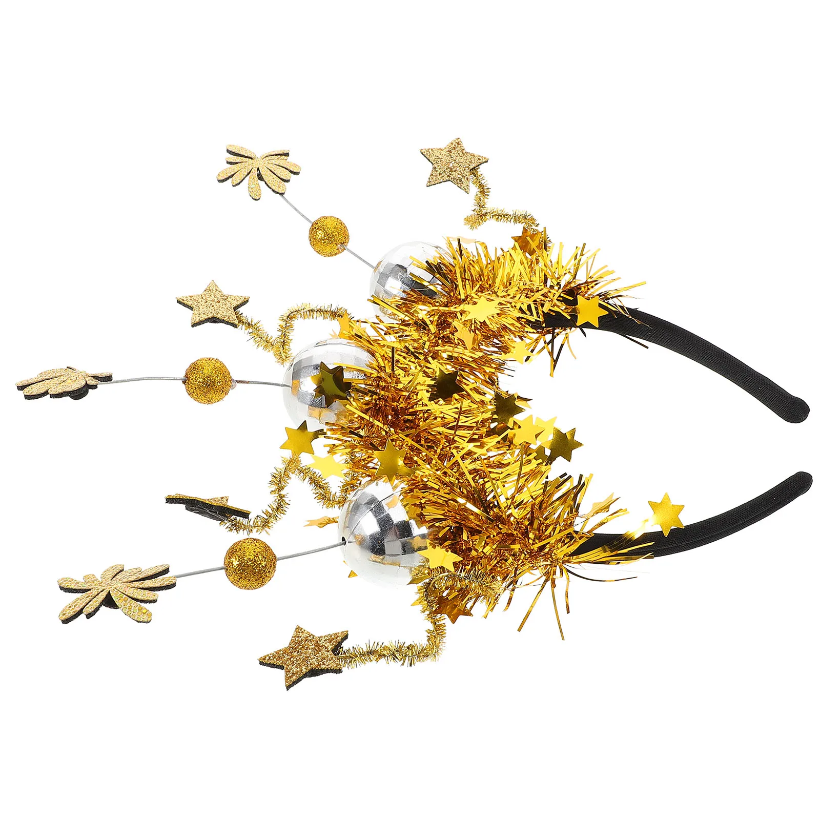 

2025 New Year Headbands Happy New Year Party Supplies Festive Hair Accessories Photo Props For Women Holiday Celebration