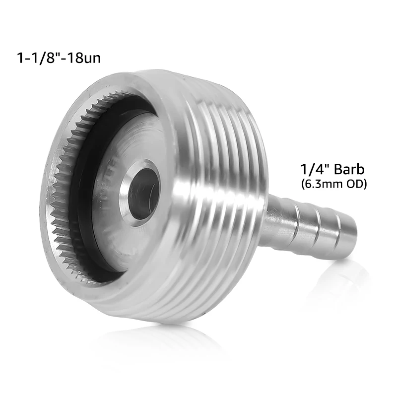 Stainless Steel Beer Tap Cleaning Adapter ,1-1/8