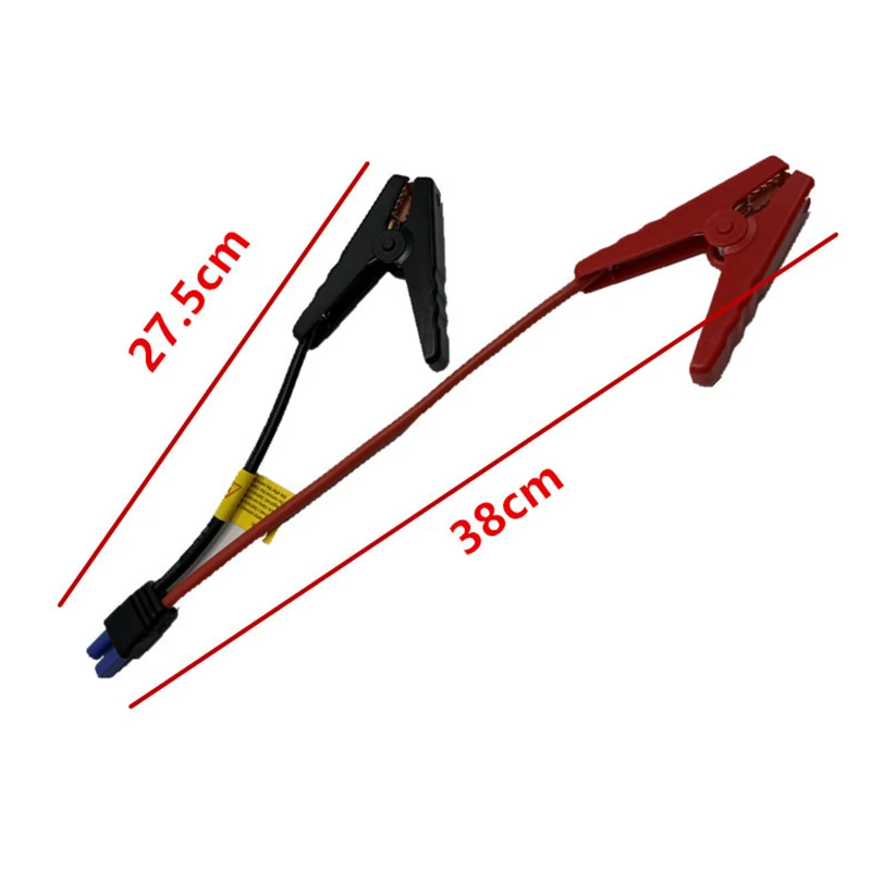 1 Piece Jump Starter Alligator Clip Starting Device Emergency Battery Jump Cable Clamps For Car 12V With EC5 Plug Connector