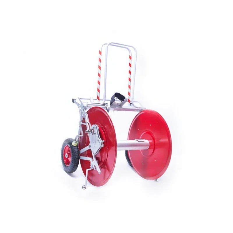 Forest fire extinguishing water pipe transport truck Fire truck Water hose trailer Aluminum water hose disc placement truck Hose
