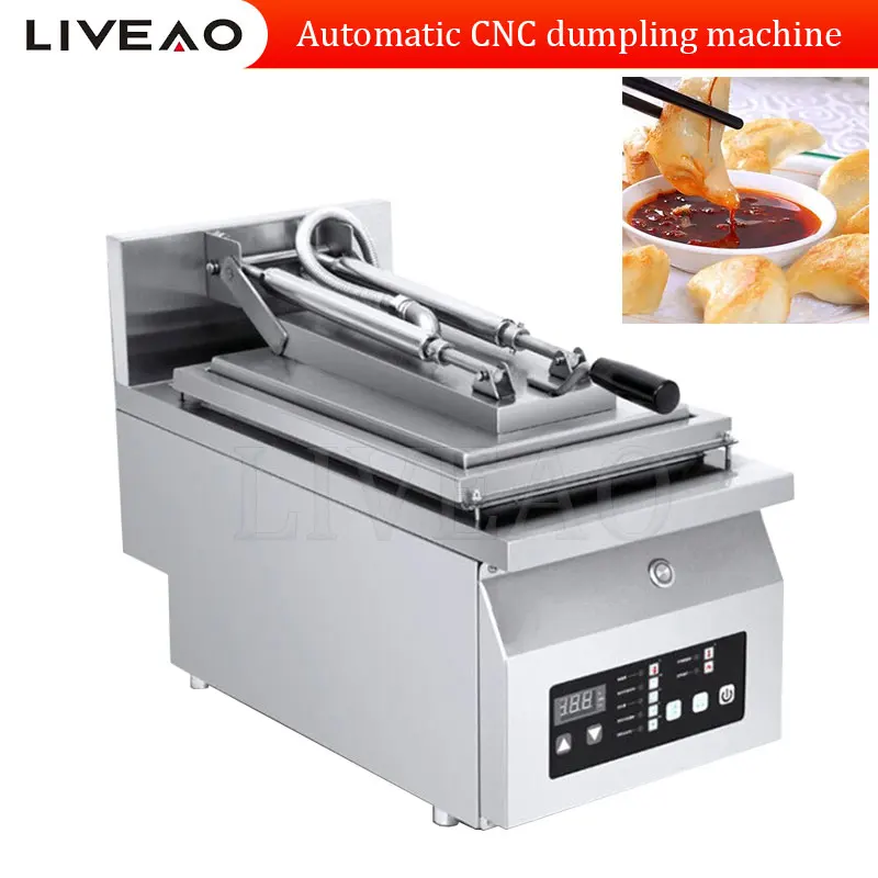 

Automatic Samosa Empanada Baozi Potsticker Fryer Gyoza Frying Pan Fried Dumpling Wonton Cooking Machine