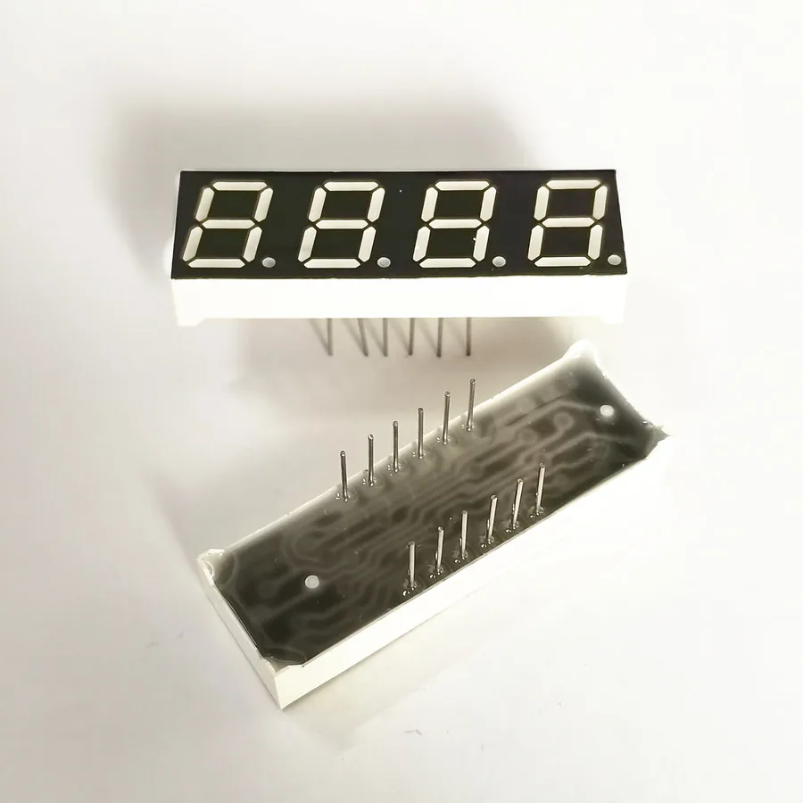 10Pcs 0.39 Inch 4Bit Red Light Digital Module KYX-3944AS KYX-3944BS 40*12.8*7MM LED Digitron Common Anode Cathode Digital