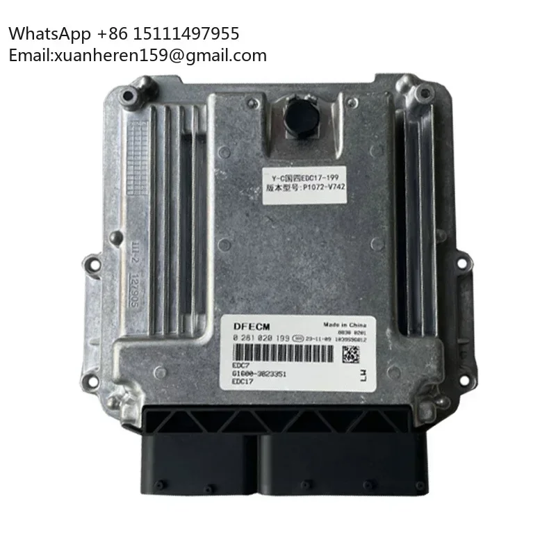 Electronic Control Module ECU ECM 0281020323 0281020199 EDC17 P1072-V742 Suitable for Yuchai Engine Electronic Control Module