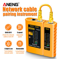 ANENG M469D Network Cable Instrument Cable lan Tester  RJ45 RJ11 RJ12 CAT5 UTP LAN Cable Tester Removable Adjustable Speed Tools