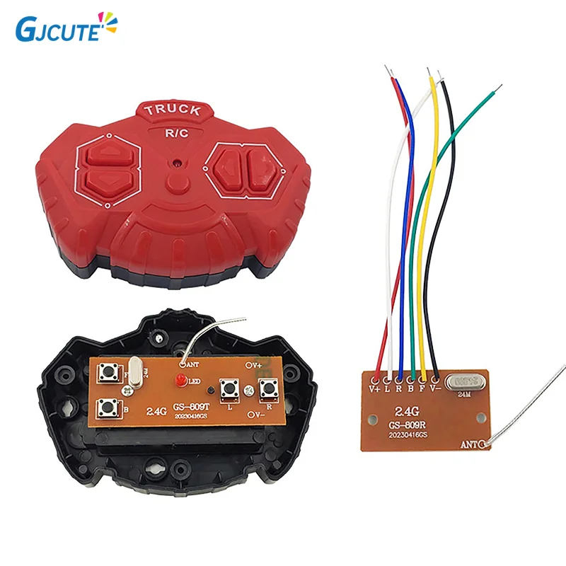 1 Set 2.4G Four-way Remote Control Module 4CH RC Remote Control Transmitter Receiver Circuit Board Accessories