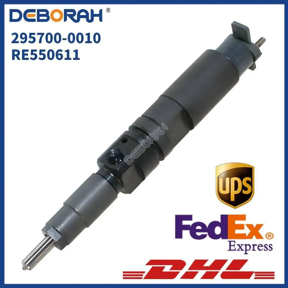 

295700-0010 Common Rail Diesel Fuel Injector Assembly RE550611 for John Deere G5