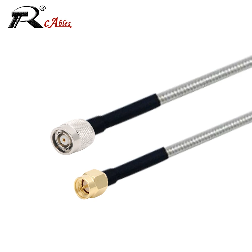 

RP TNC Male Plug to SMA Male Female RF Adapter RG402 Semi Flexible Cable Cable 50 Ohm RF Coaxial Pigtail Extension Cord Jumper