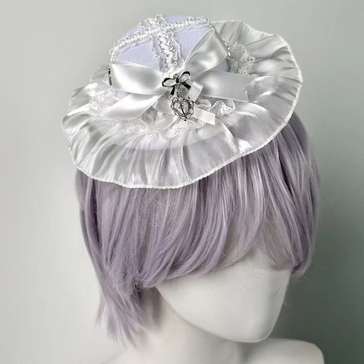 Retro Bows Y2K Girl Women Multi Layers Harajuku Gothic Lace Hair Accessories Hairpin Sweet Cool Girl Subculture Hair Accessory
