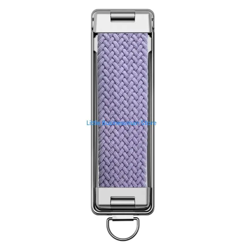 Handyhalter mit selbstklebender Rückseite, verstellbarem Ständer und atmungsaktivem Nylon-Handgelenkband für Smartphones M76A – Detail 9