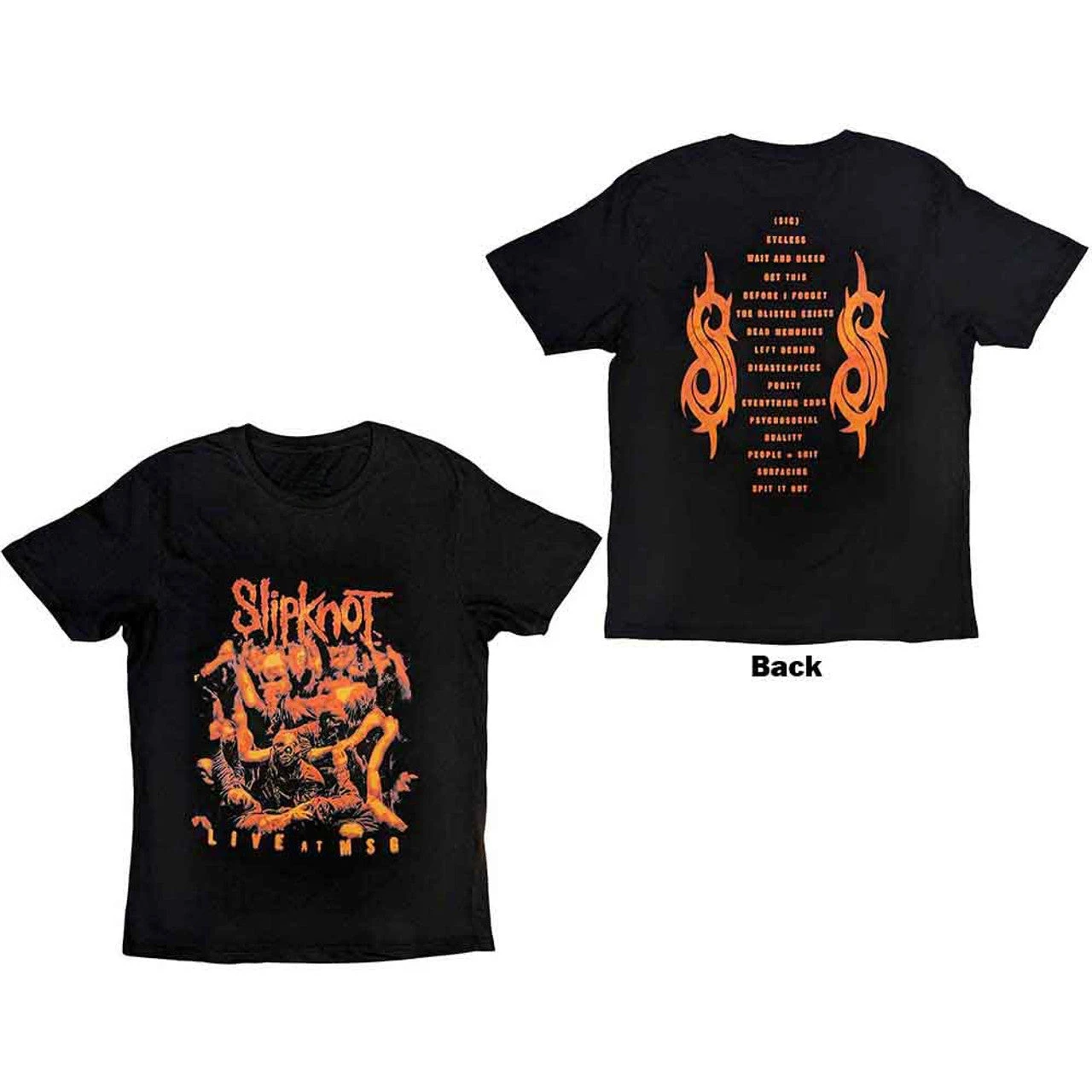 Minneapolis '09 Slipknot Alternative Metal Band Graphic T-Shirt Cotton Men Women Streetwear Tee