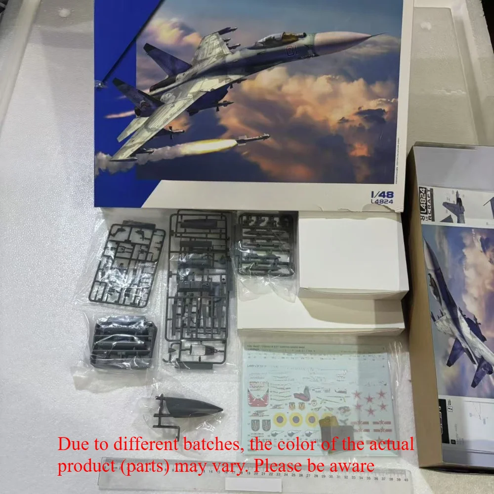 

Assemble Attack Aircraft Scale Model Kit L4824 1:48 SU-27 FLANKER B HEAVY FIGHTER By Great Wall Hobby