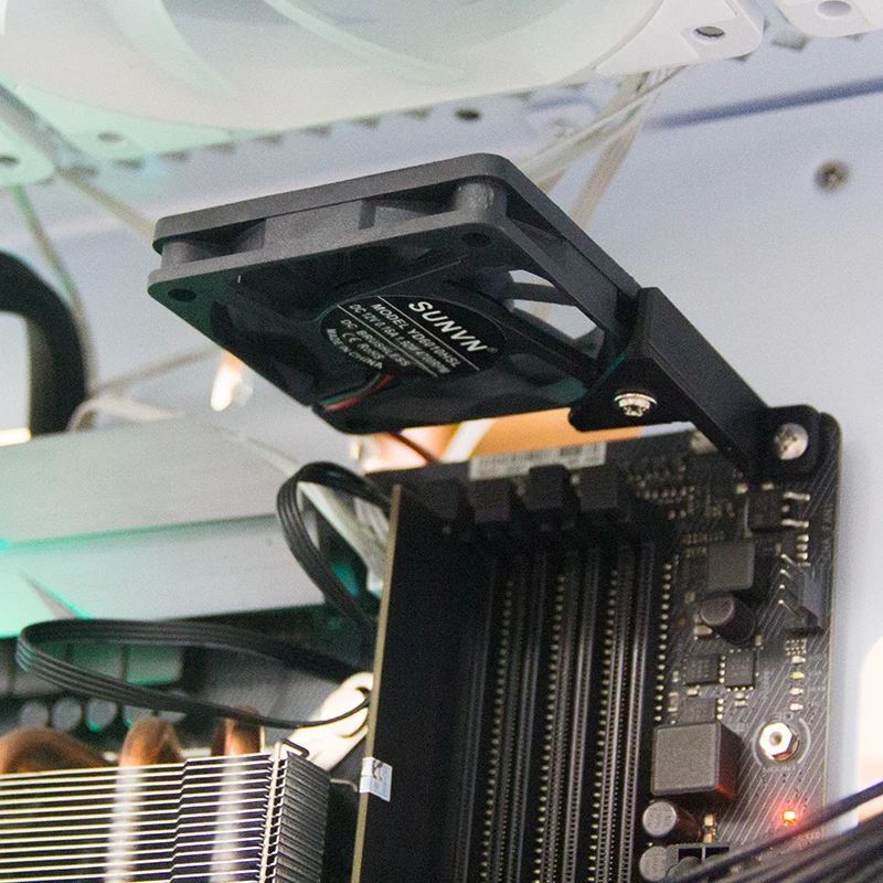 

Охлаждающий кронштейн памяти MOSFET, модуль охлаждающего вентилятора DDR, материнская плата, охлаждение памяти, регулируемое рулевое управление на одной ножке