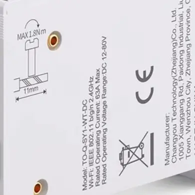 DC 63A Smart Switch for Tuya Ecosystem with Remote Control via App and Voice Commands for Seamless Device Automation