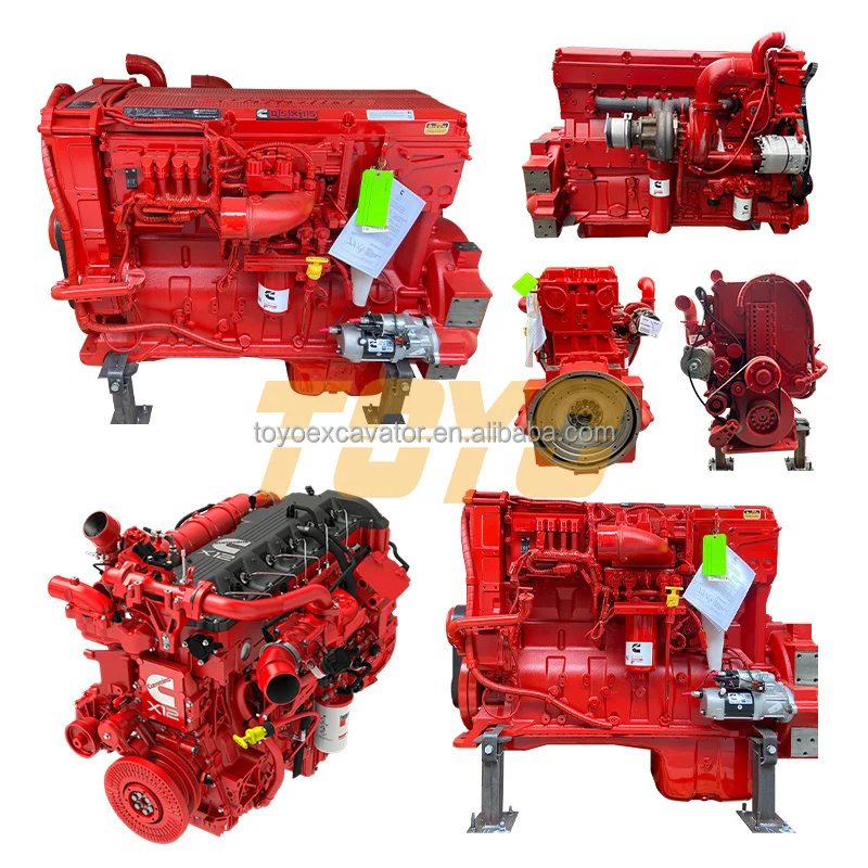 Motor de refrigeración por agua OEM 6 cilindros SCDC 325HP 6LTAA8.9-C325