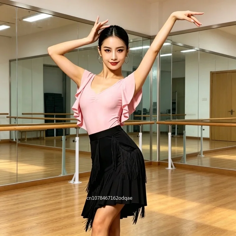jupe-longue-a-franges-taille-haute-pour-femme-adulte-coupe-sirene-grand-ourlet-pour-la-danse-latine-la-samba-le-cha-cha-la-pratique-et-la-performance-en-salle-de-bal