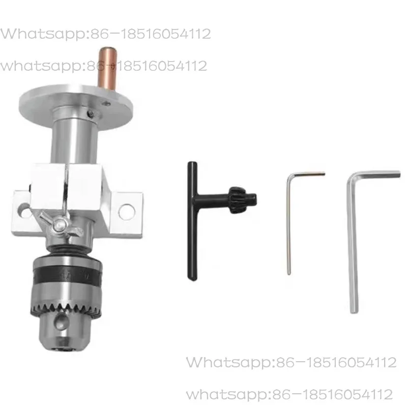 DIY Woodworking Lathe Tailstock Thimble Miniature Bead Lathe Accessories Drill Chuck Plum Blossom Rotary Top Live Thimble