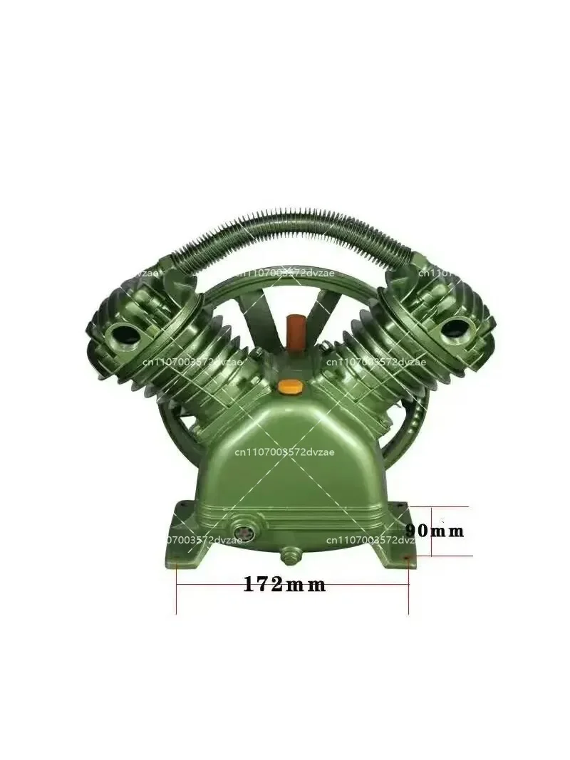 1.1KW Double Cylinder Industrial Air Compressor High Pressure Pump Head Piston for Air Pumping
