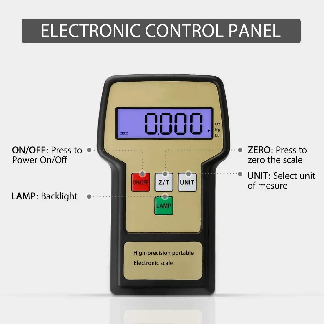 50/70/100kg portable high-precision air conditioning electronic digital refrigerant charging scale with housing