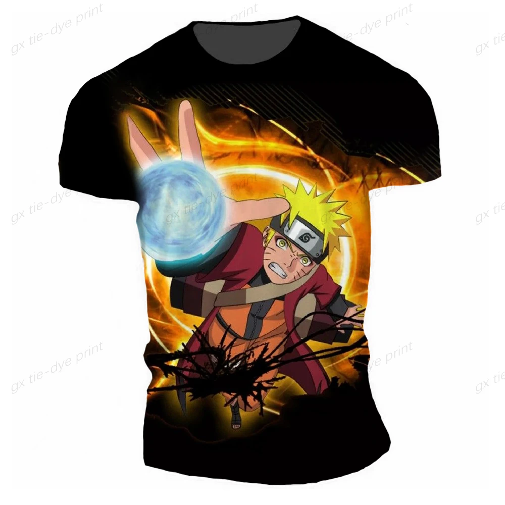 

2025 Japanese Anime Naruto Tshirt Men's T Shirt 3D Prints Men Short Sleeve Tees Kid Oversized T Shirt Men Clothing T-Shirts