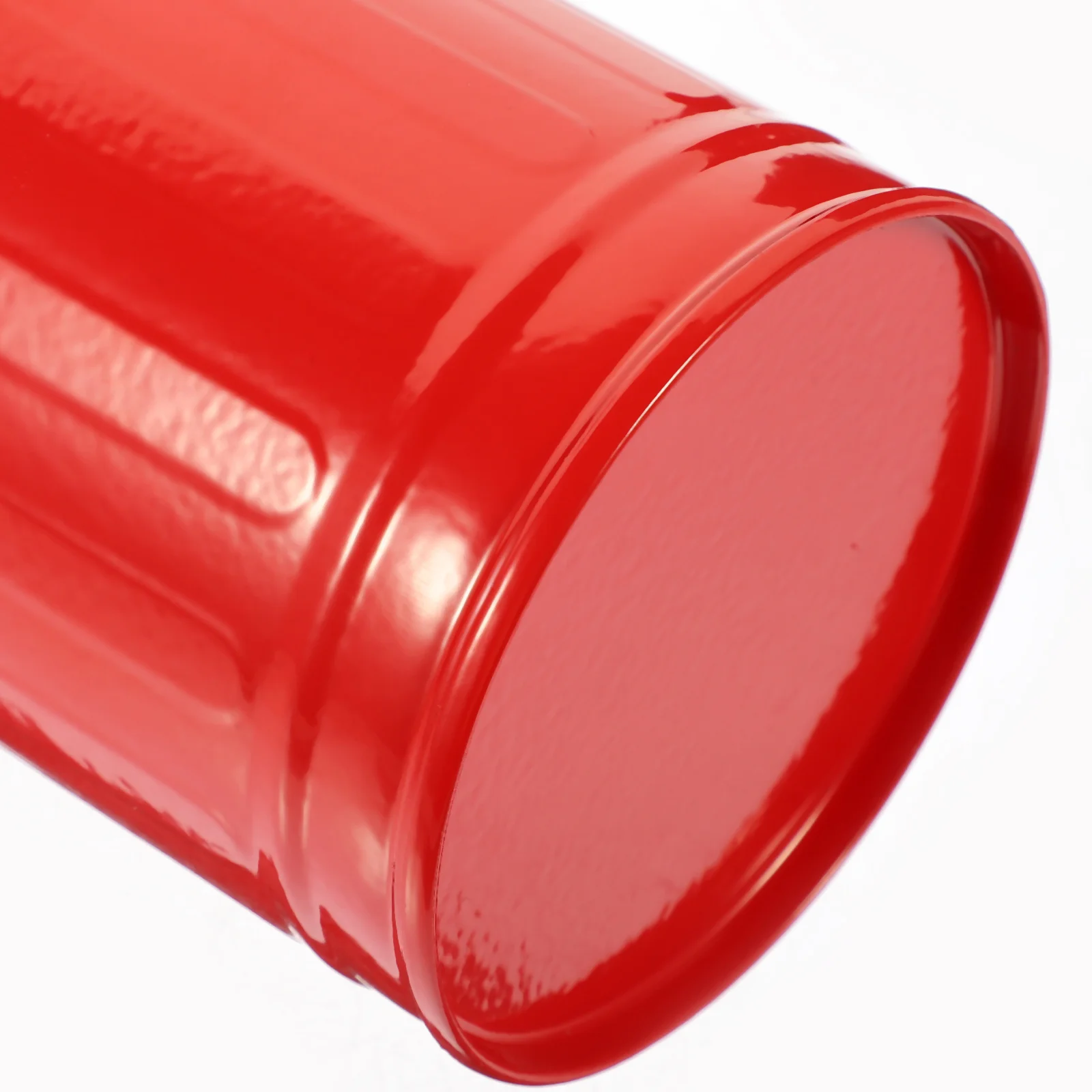 

1pc Large Capacity Covered Pen Can Metal Desk Organizer Stationery Storage Bucket Trash Can Holder Iron Pencil Container