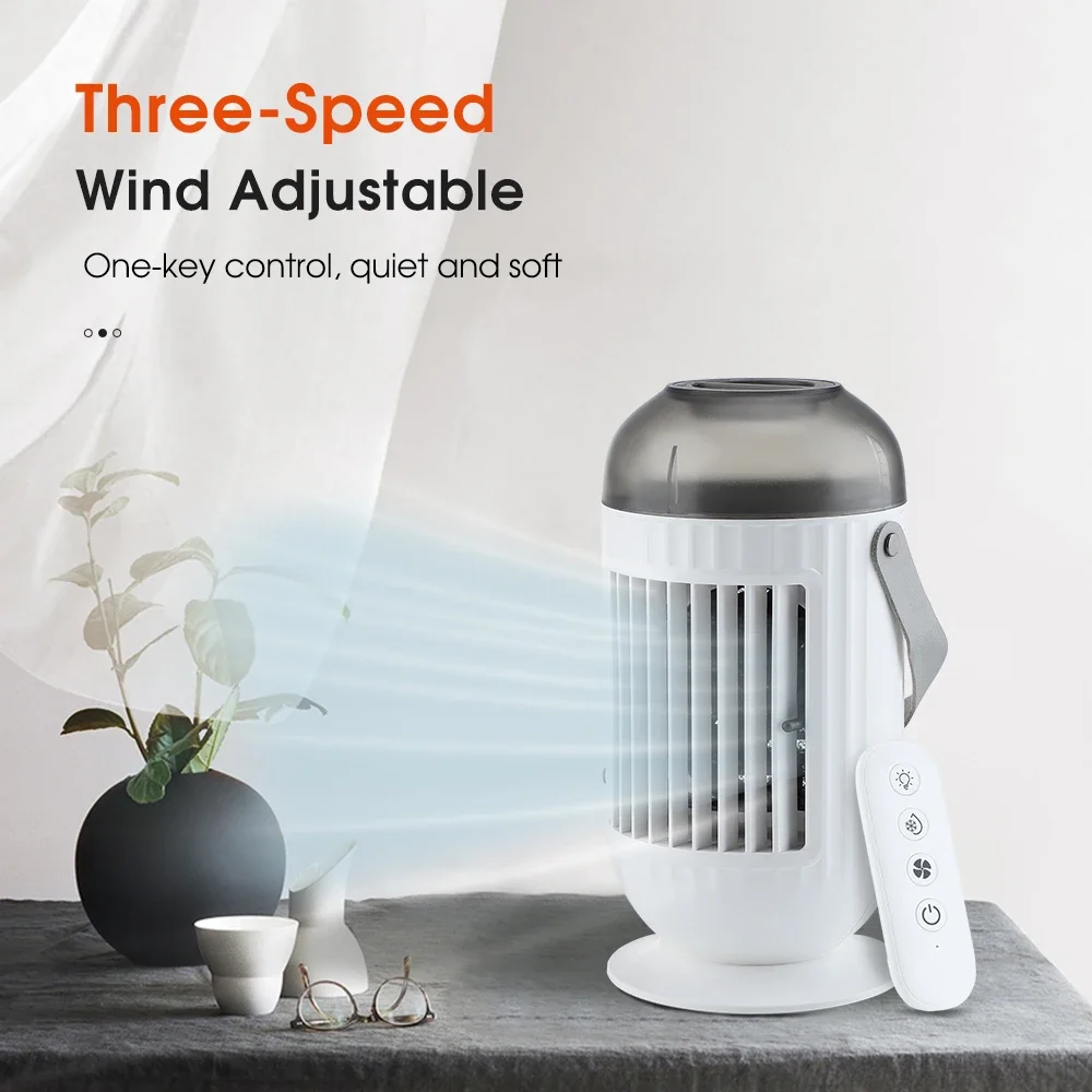 Mini ventilador enfriador de aire portátil para habitación y oficina, sistema de refrigeración por agua para automóviles: ¡Se mantiene fresco en cualquier lugar!