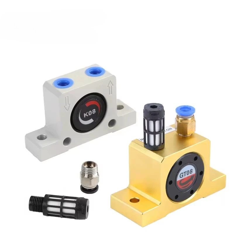 K Series Pneumatic Gear Vibrator Actuator Turbine Pneumatic Ball Vibrator Variants K6 K8 K10 K12 K16 K20 K25 K32 K36 K40 K48