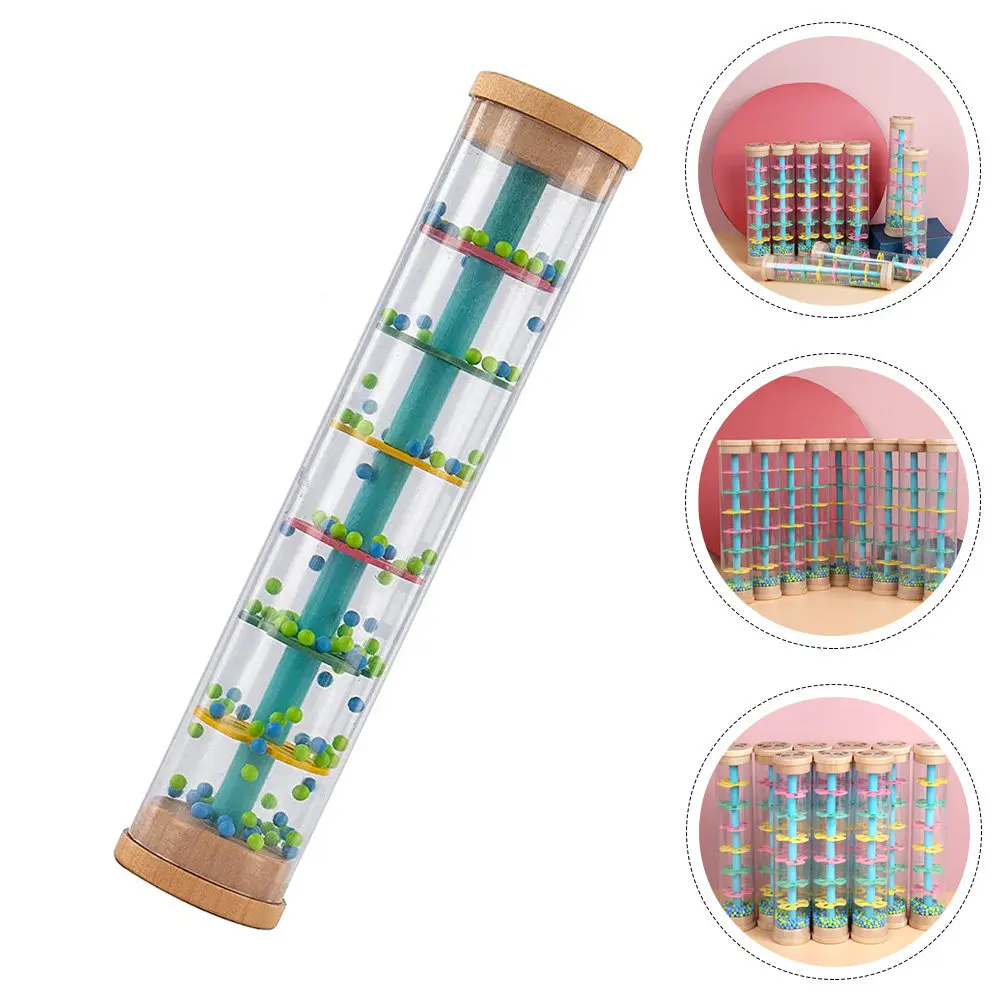 Rain Sound Tube Educational Rainmaker Musical Instrument Toddler Creative Early Learning Sensory Development Plaything