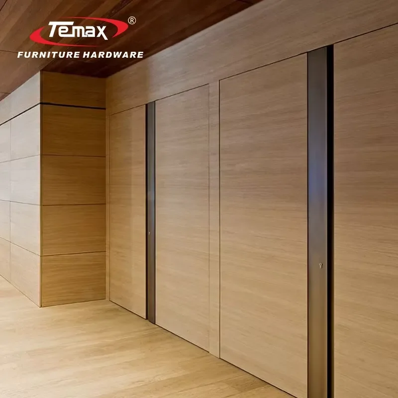Temax HG131 3D Adjustable Invisible Self Closing Wardrobe Hardware Hydraulic Door Hinges for Furniture Accessories
