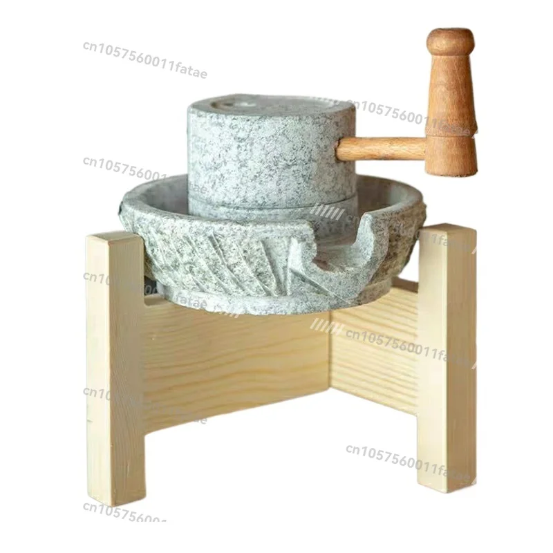 

Мини-домашняя машина для измельчения кофейных зерен, дробилка в стиле ретро, ручная кофейная рамка, мельница для зерна, специй, натуральный маленький камень, мельница, украшения, подарок