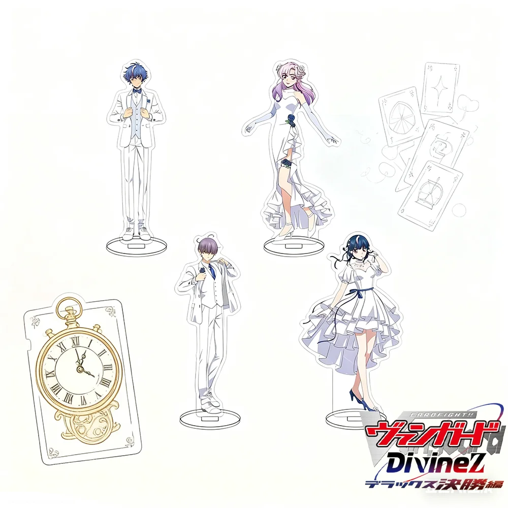 Anime “Cardfight!! Vanguard: Divinez” Acrylic Stand 15CM Mirei Minae，Character Formal Dress Making Christmas Present