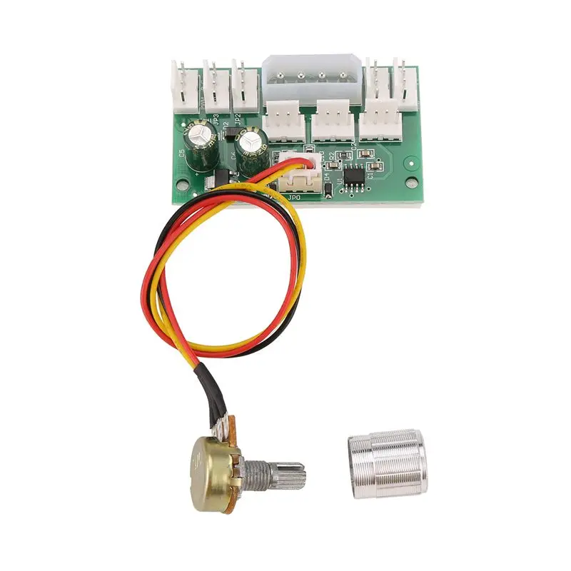 

Контроллер скорости вентиляторов для майнинг-ферм DC 12V, 8 каналов, PWM, высокомощный, для мощных вентиляторов, регулятор скорости, 4P, с блоком питания - AEF7