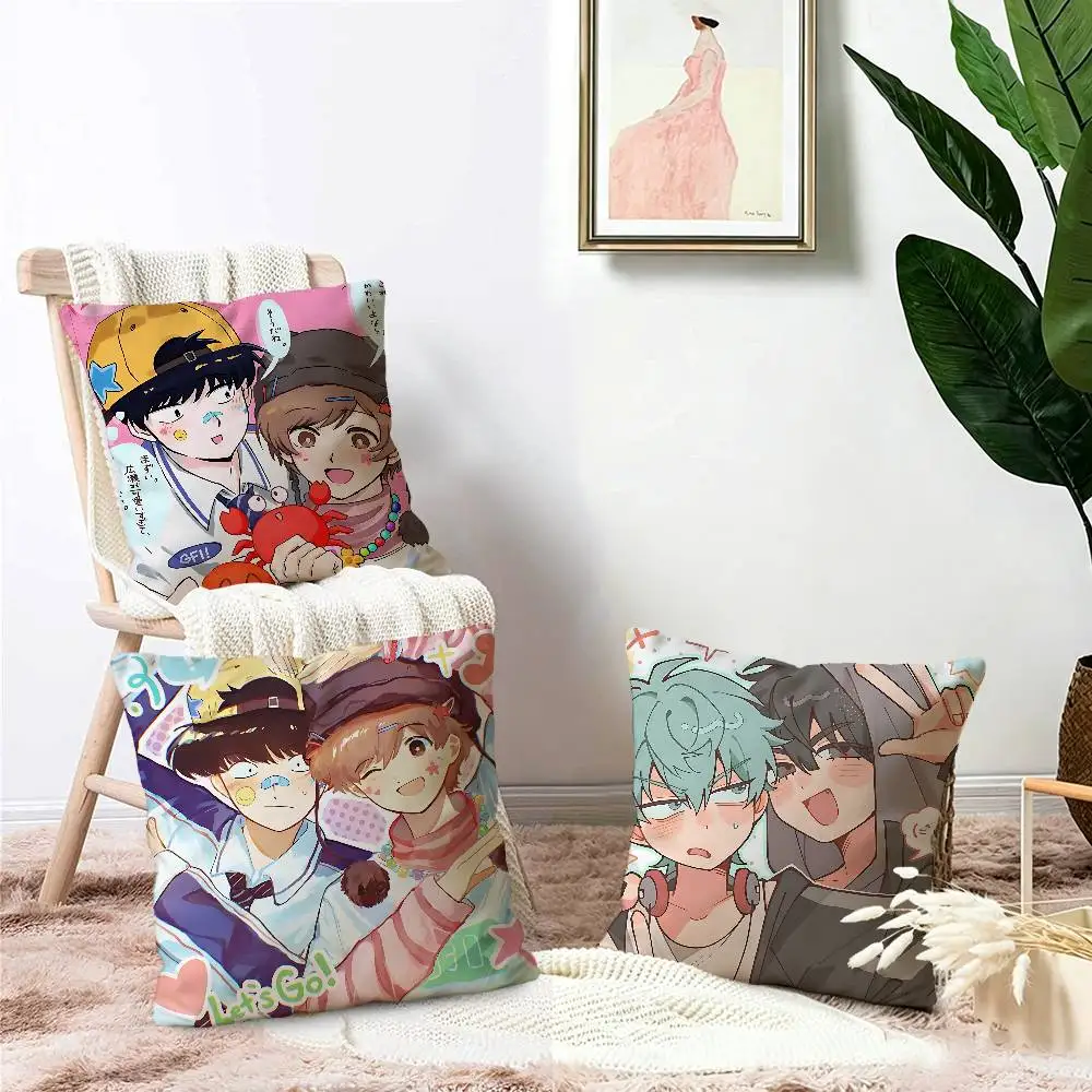 Anime Ganbare! Nakamura-kun!! Go for It Lucky Dragon pillow cover sofa cushion cover home room decoration children gift
