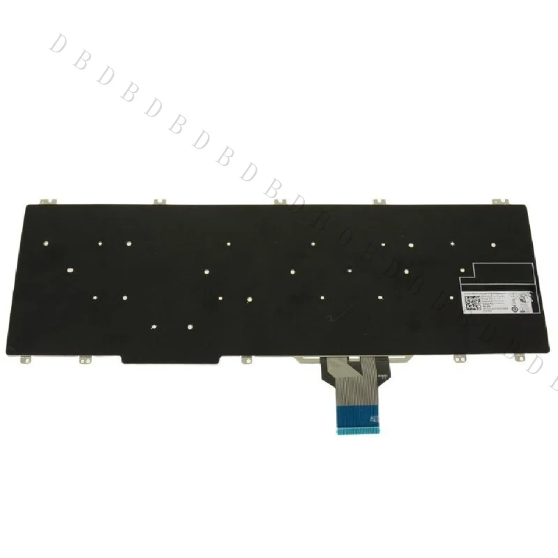 AA+New Laptop Single Point Keyboard 0DJXM0 DJXM0 For DELL Latitude 5500 Precision 3540 Replacement Notebook Keyboard