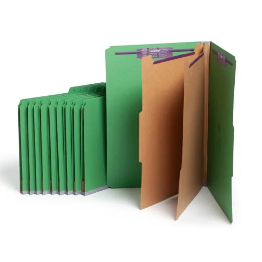 

Pressboard Size s with SafeSHIELD Fasteners 2 Dividers 2" Expansion Office Folders Paper Holder 10 per Box 19033