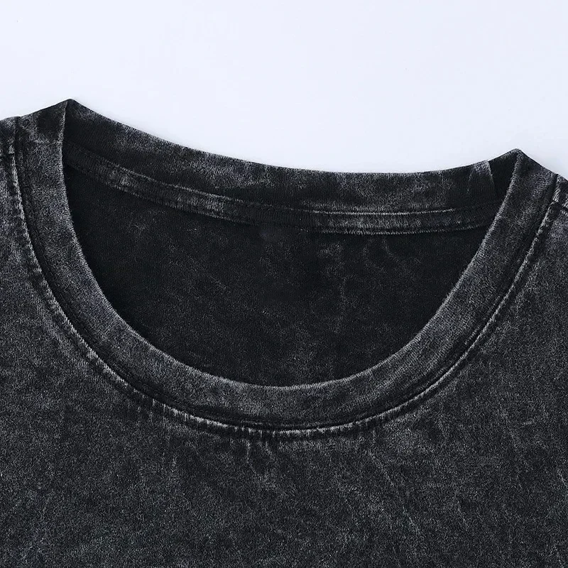 Men's Summer Vintage Washed T Shirt Men's Mads Michelsen T Shirt  100% Cotton Material  Best Selling Product in 2026