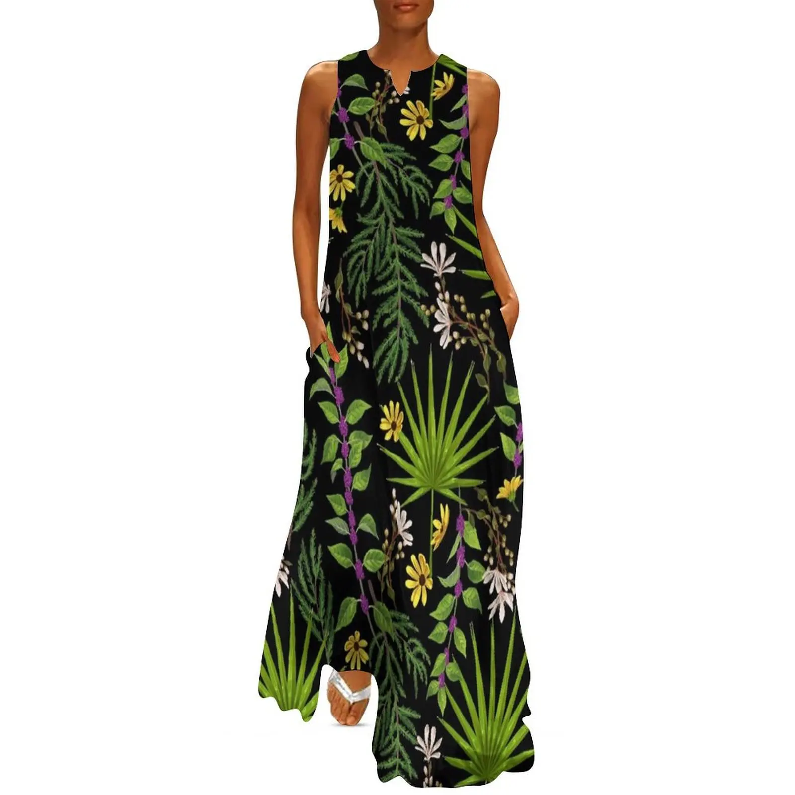 Florida Native Plants Long Dress dress for women summer dresses for prom summer women's dress 2025