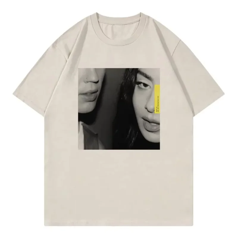 Charli XCX Troye Sivan Talk Talk camiseta Brat ropa de mujer camiseta Harajuku Unisex ropa de alta calidad camisetas de algodón