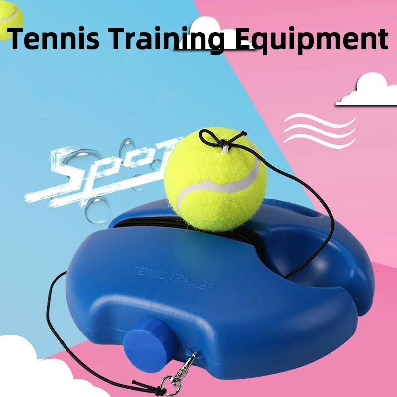 Training Primary Tool Exercise Tennis Ball Self-study Rebound Ball Single Player Tennis Training Base Tennis Trainer With Rope