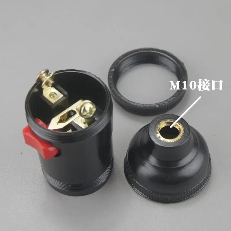 Tianhe pipe connection with lamp holder lathe lamp holder machine tool work  holder E27 screw suspension lamp accessories