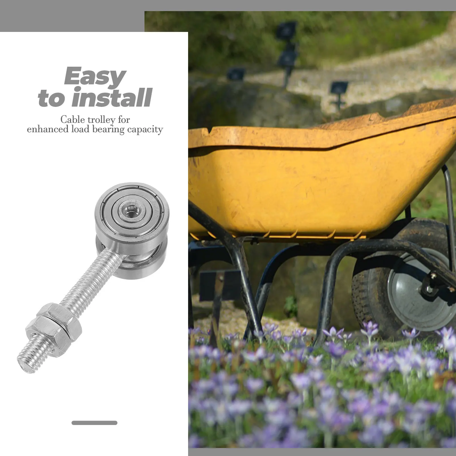 

Двухколесный роликовый механизм для направляющих, ролик для раздвижных дверей, усиленный ролик для шкафов и окон с плавным ходом на подшипниках