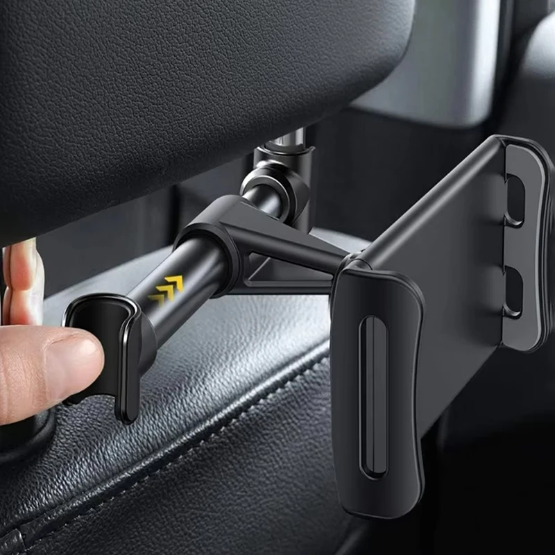 Universal Car Headrest Mobile Phone Holder Telescopic Anti Shake Auto Table Holder Smartphone Mount For 4-11 Inches iPad iPhone